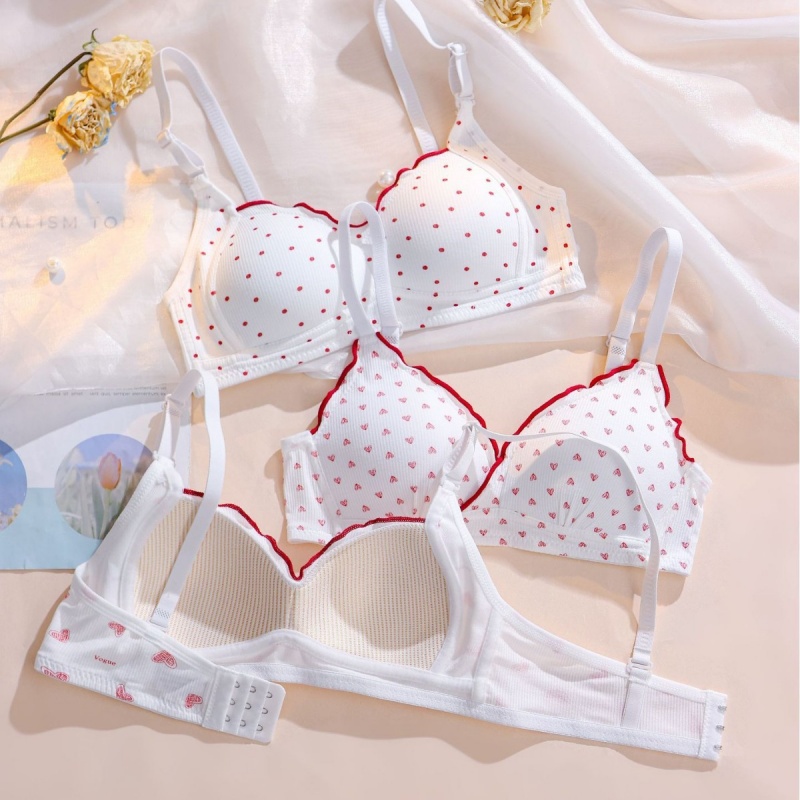 Cute Sweet Wireless Bra Set,Co - Bralette Wireless Soft のレビューと価格