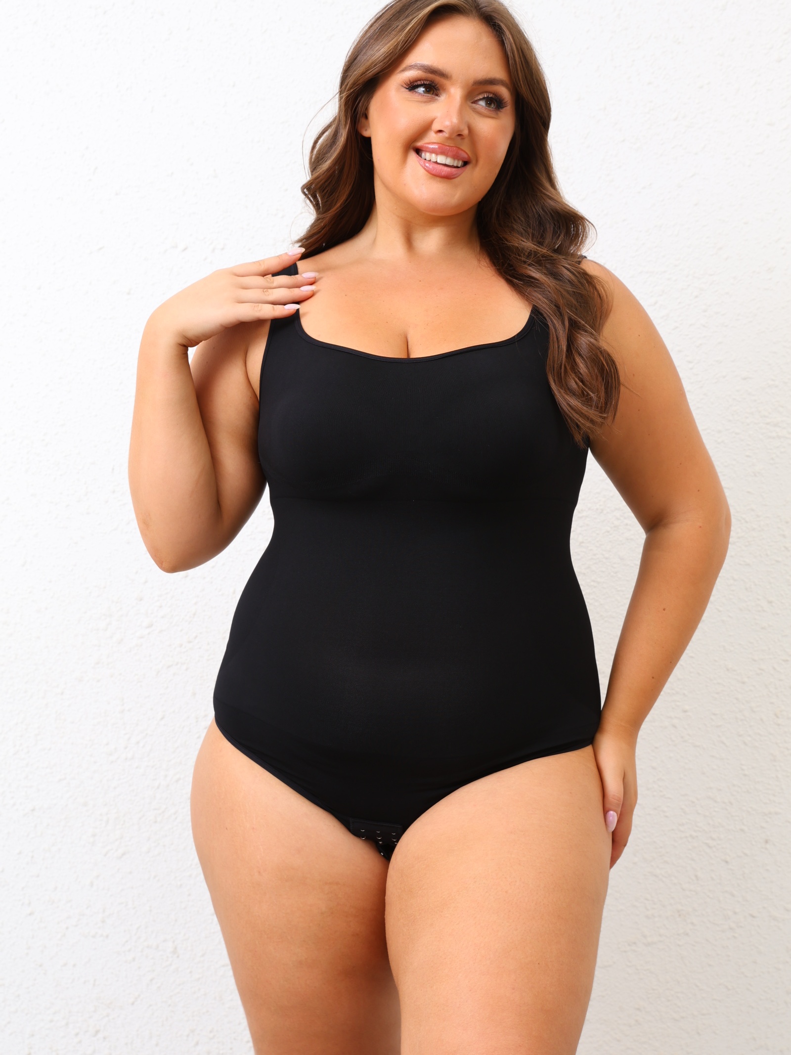Large size body sculpting one- - Seamless Underwear Women のレビューと価格