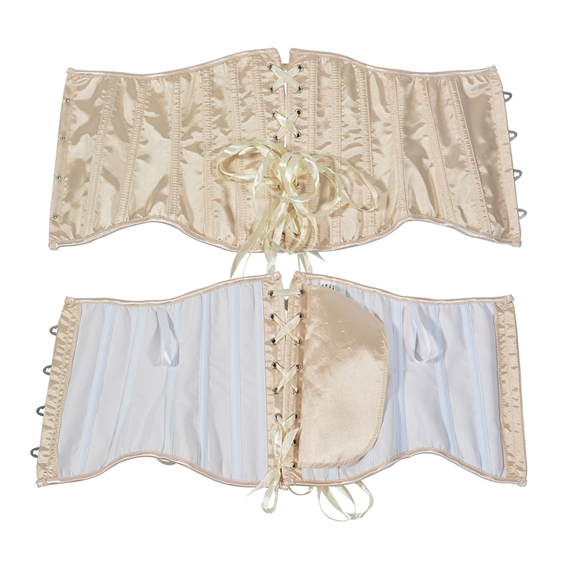 2025 Women Satin Underbust Cor - Corset Waist Cinch のレビューと価格