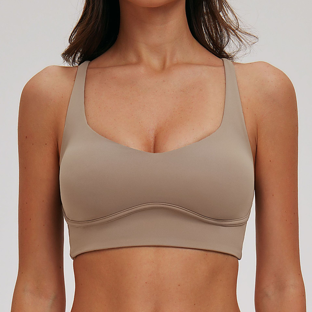 Sexy V-neck Sports Bra Yoga Un - Sports Bra High Impact のレビューと価格