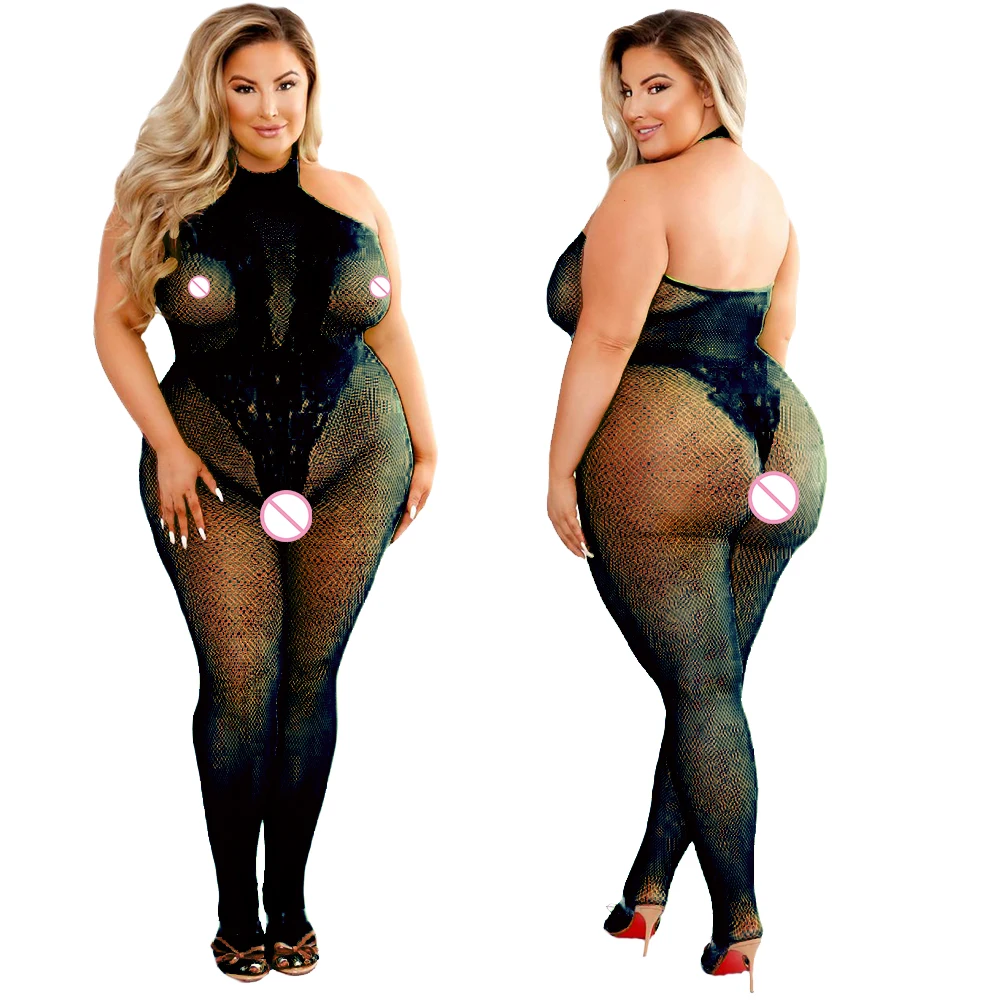 2024 Plus Size Bodystocking Ho - Bodystocking Fishnet のレビューと価格