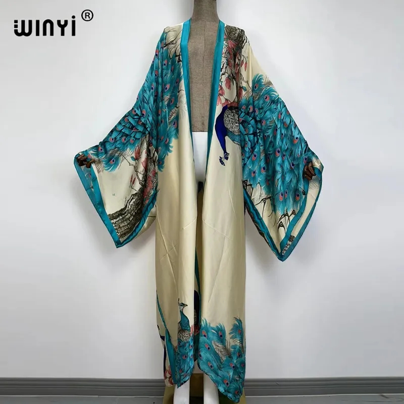 WINYI 2022 Summer Women Cardig - Robe Silk Women のレビューと価格