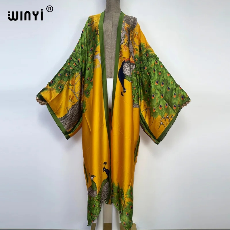 WINYI 2022 Summer Women Cardig - Robe Silk Women のレビューと価格