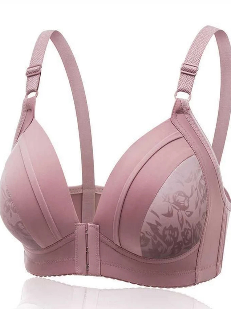Push Up Bra Front Closure Wome - Bralette Wireless Soft のレビューと価格