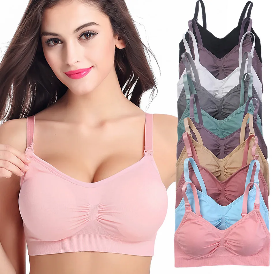 Breathable Maternity Pregnant  - Nursing Bra Sleep のレビューと価格