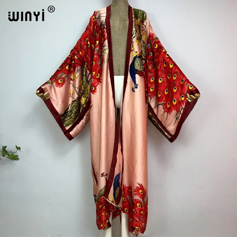 WINYI 2024 Summer Women Cardig - Robe Silk Women のレビューと価格