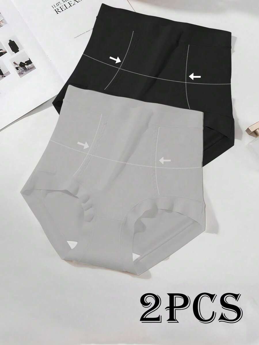 2pcs High Waist Seamless Shape - Seamless Underwear Women のレビューと価格