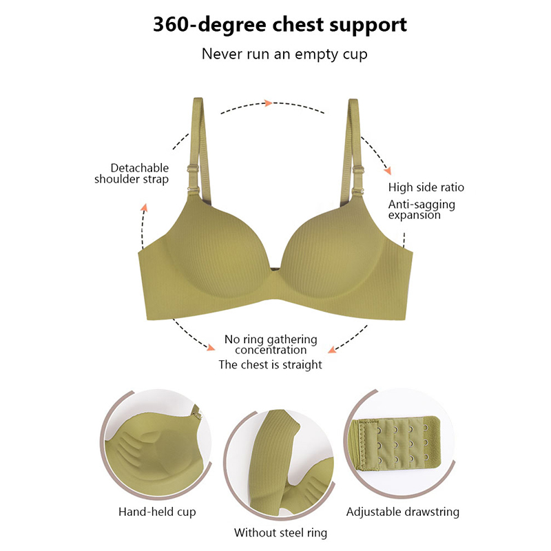 FallSweet Candy Push Up Bra fo - Bralette Wireless Soft のレビューと価格