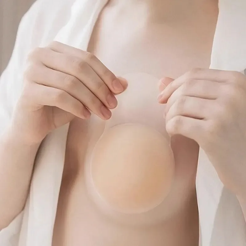 1Pairs Silicone Nipple Cover L - Nipple Cover Pasties のレビューと価格