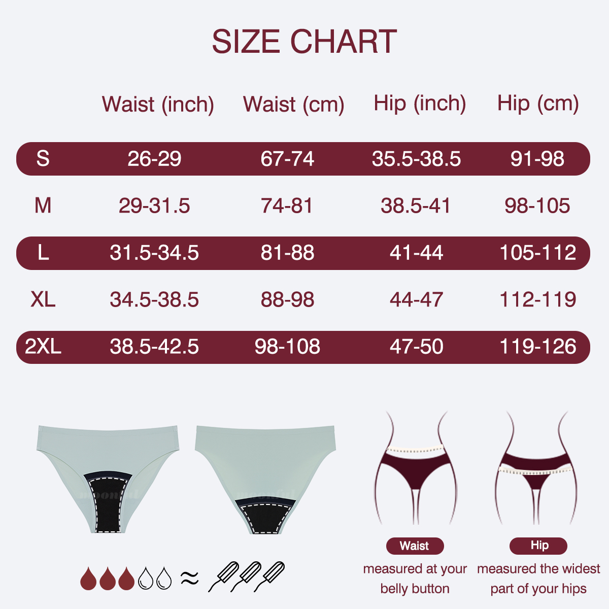 Menstrual Panties Women Leak p - Period Panty Absorbent のレビューと価格