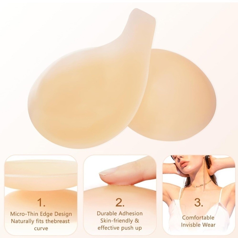 Seamless Silicone Nipple Cover - Silicone Bra Adhesive のレビューと価格