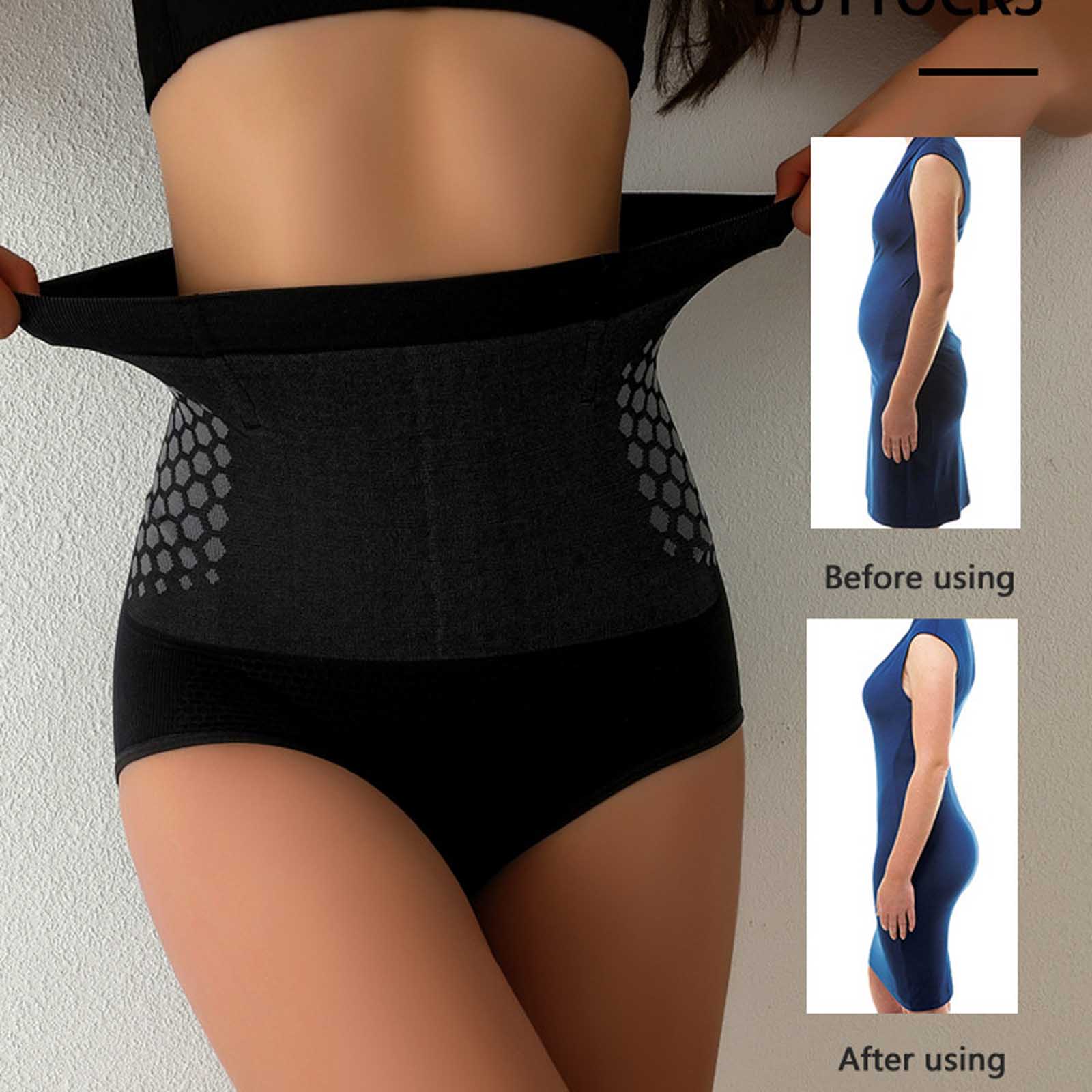 High Waist Tummy Control Shape - Seamless Underwear Women のレビューと価格
